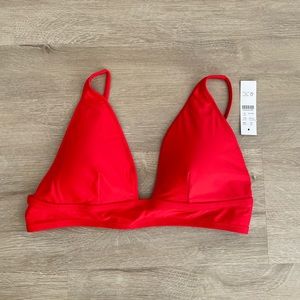 JCrew Medium Red Triangle Top (with tags)